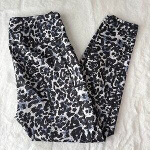 LegEnd Active Leopard Print High Waisted Athletic Leggings Size L